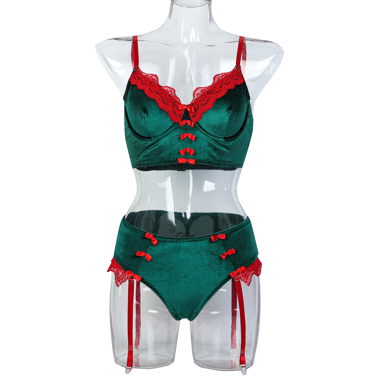 Loviss Womens Christmas Lingerie Sexy Santa Babydoll Chemise Nightgown Sleepwear